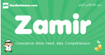 Zamir arabic boys name and meaning, quranic boys name Zamir