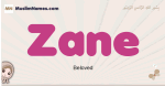 Zane muslim girls name and meaning, islamic girls name Zane