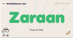 Zaraan muslim boys name and meaning, islamic boys name Zaraan