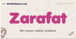 Zarafat muslim girls name and meaning, islamic girls name Zarafat