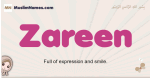Zareen muslim girls name and meaning, islamic girls name Zareen
