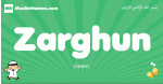 Zarghun arabic boys name and meaning, quranic boys name Zarghun