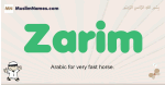 Zarim muslim boys name and meaning, islamic boys name Zarim
