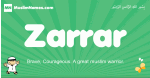 Zarrar arabic boys name and meaning, quranic boys name Zarrar