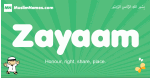 Zayaam arabic boys name and meaning, quranic boys name Zayaam