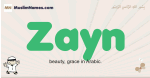 Zayn muslim boys name and meaning, islamic boys name Zayn