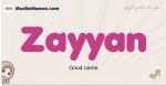Zayyan muslim girls name and meaning, islamic girls name Zayyan