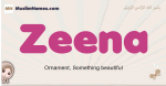 Zeena muslim girls name and meaning, islamic girls name Zeena