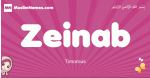 Zeinab arabic girls name and meaning, muslim girl name Zeinab