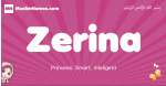 Zerina arabic girls name and meaning, muslim girl name Zerina
