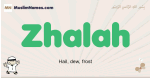 Zhalah muslim boys name and meaning, islamic boys name Zhalah
