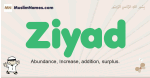 Ziyad muslim boys name and meaning, islamic boys name Ziyad