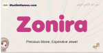 Zonira muslim girls name and meaning, islamic girls name Zonira