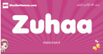 Zuhaa arabic girls name and meaning, quranic girls name Zuhaa