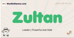 Zultan muslim boys name and meaning, islamic boys name Zultan
