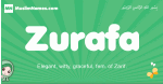 Zurafa arabic girl name and meaning, quranic girls name Zurafa