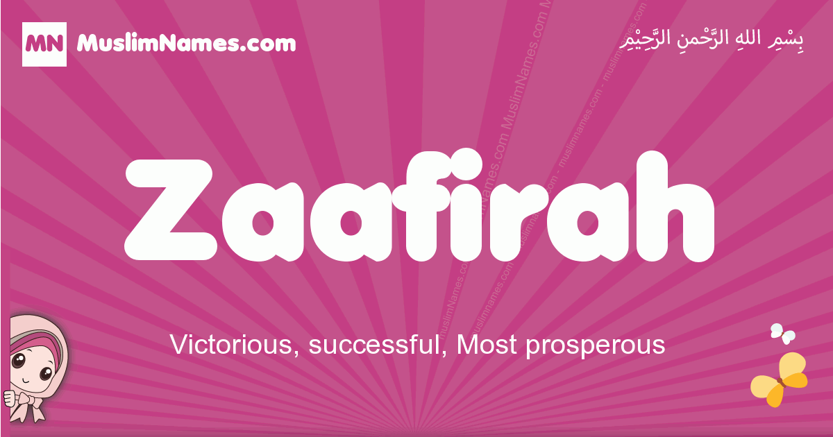 Zaafirah Meaning Of The Muslim Baby Name Zaafirah