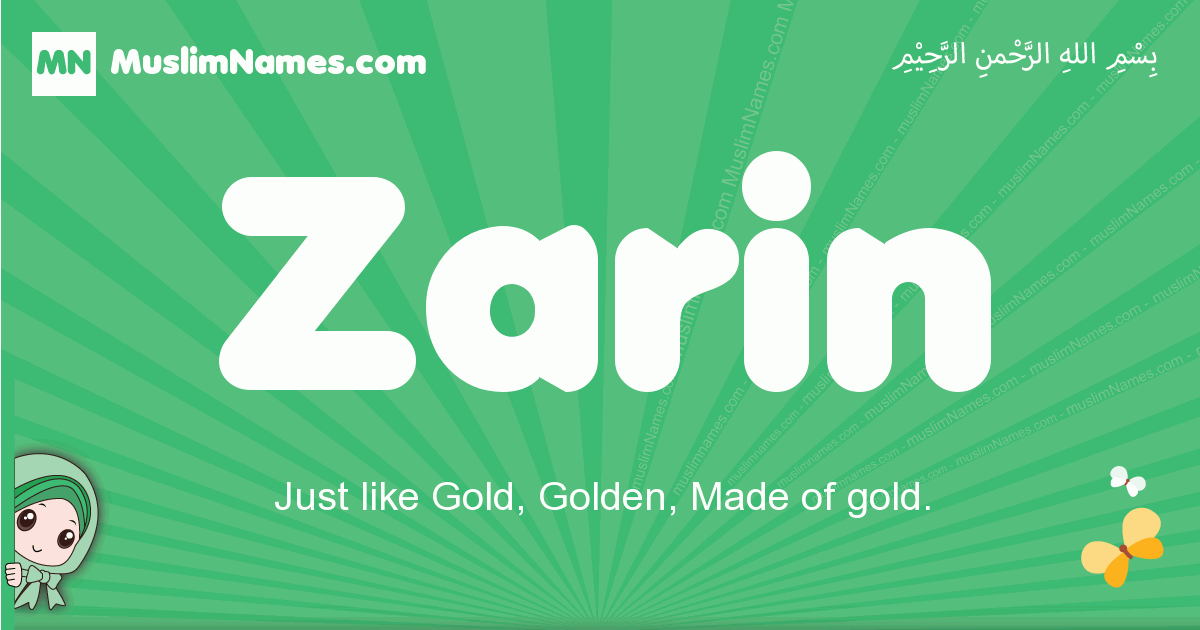 Zarin Meaning Of The Muslim Baby Name Zarin